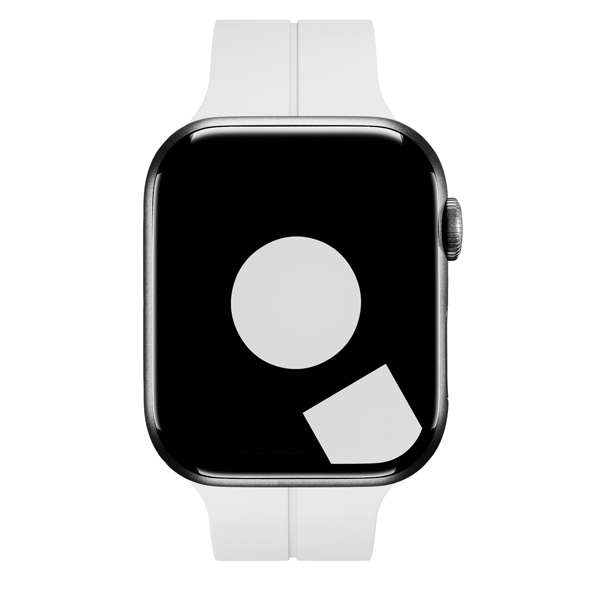 White D-Buckle Sport Band for Apple Watch