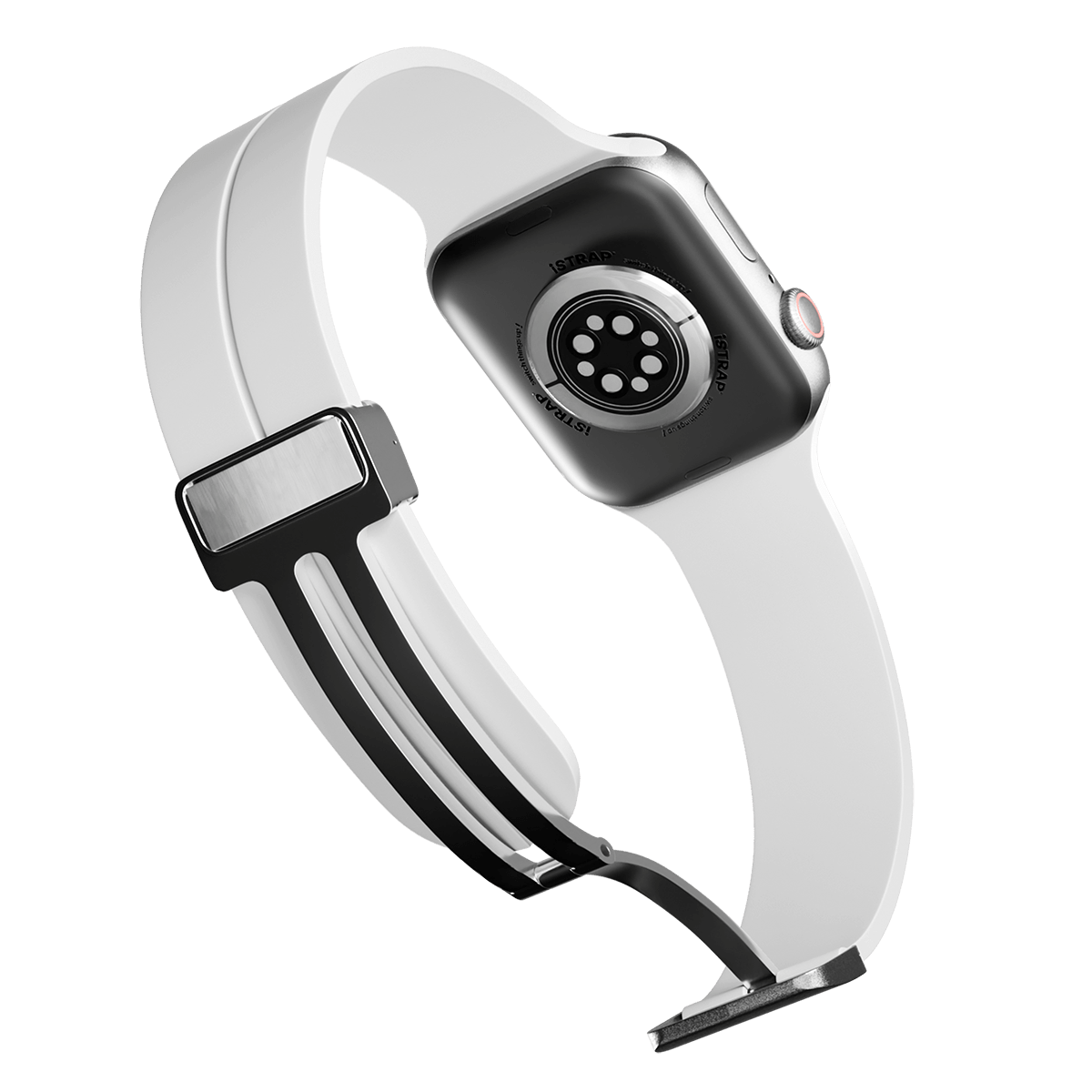 White D-Buckle Sport Band for Apple Watch