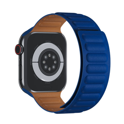 Klein Blue Leather Link for Apple Watch iSTRAP