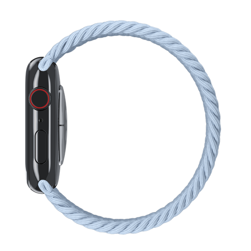 Light Blue Braided Solo Loop for Apple Watch