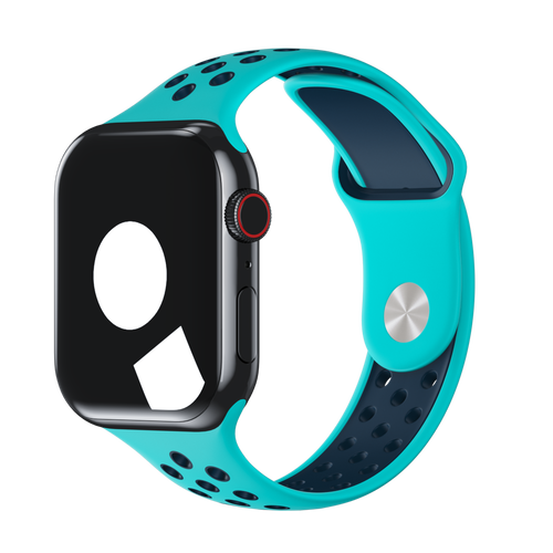 Marine Green/Blue Horizon Sport Band Active for Apple Watch