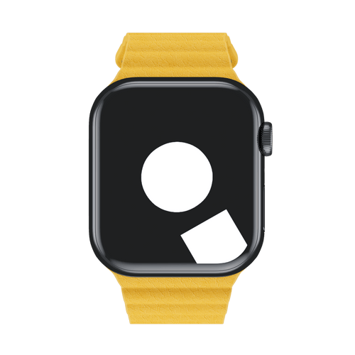 Meyer Lemon Leather Loop for Apple Watch iSTRAP