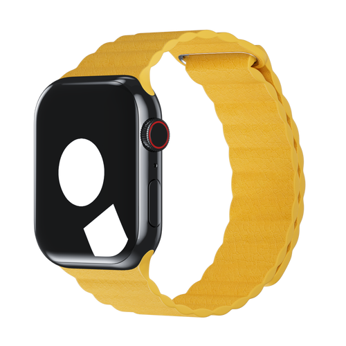 Meyer Lemon Leather Loop for Apple Watch iSTRAP