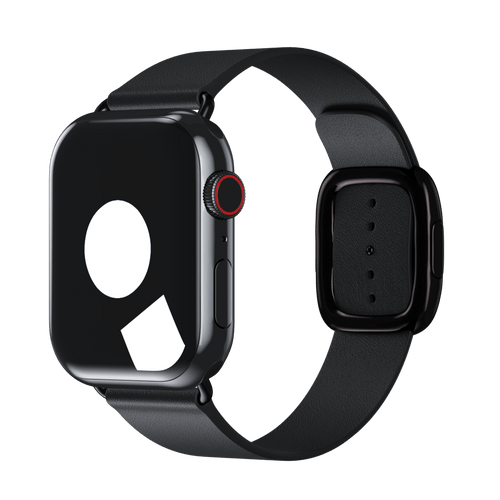 Midnight Black Modern Buckle for Apple Watch