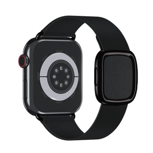 Midnight Black Modern Buckle for Apple Watch