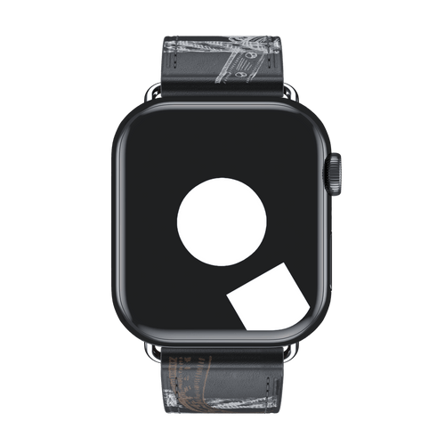 Noir Allover Print Single Tour for Apple Watch iSTRAP