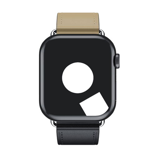 Noir/Blanc/Gold Single Tour for Apple Watch iSTRAP