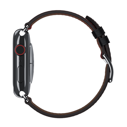 Noir/Brique/Étain Single Tour for Apple Watch iSTRAP