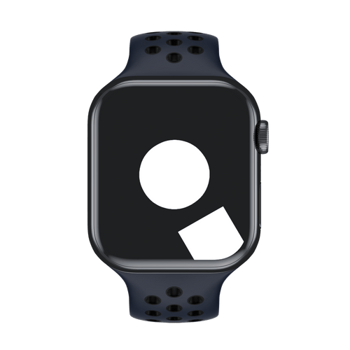 Obsidian/Black Sport Band Active for Apple Watch