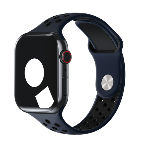 Obsidian/Black Sport Band Active for Apple Watch