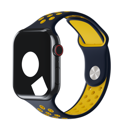 Obsidian/Daffodil Sport Band Active for Apple Watch