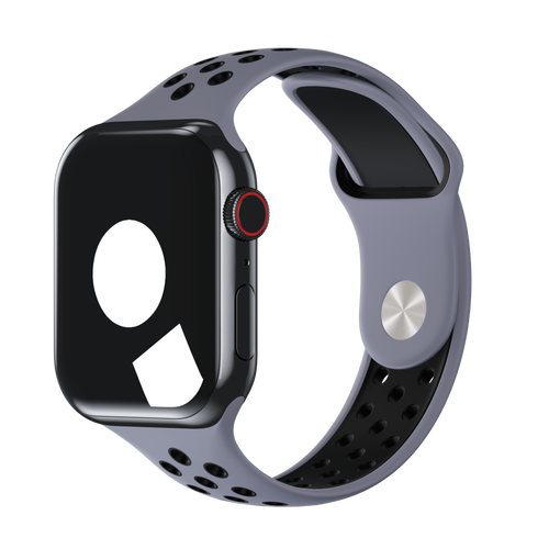 Obsidian Mist/Black Sport Band Active for Apple Watch