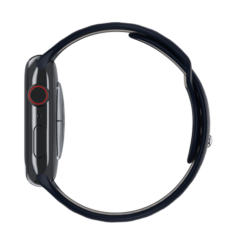 Obsidian/White Sport Band Active for Apple Watch