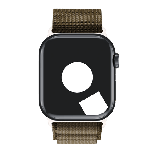 Olive Alpine Loop for Apple Watch