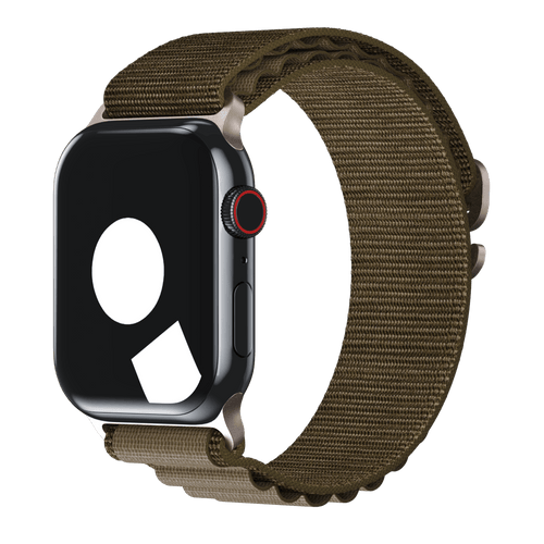 Olive Alpine Loop for Apple Watch