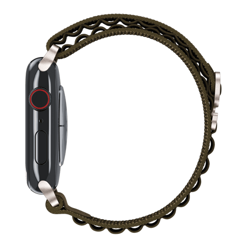 Olive Alpine Loop for Apple Watch