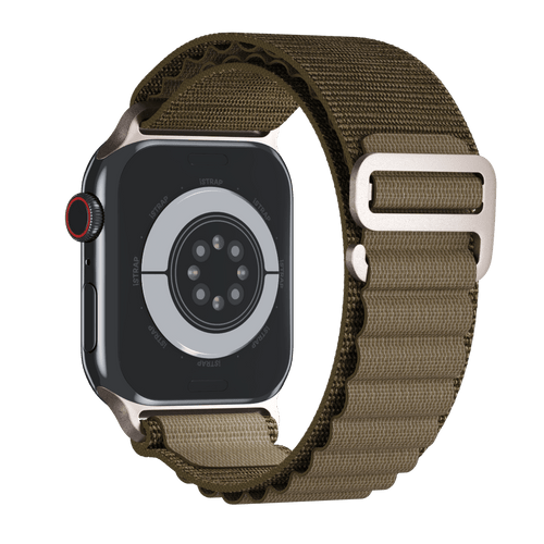 Olive Alpine Loop for Apple Watch