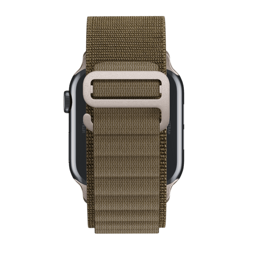 Olive Alpine Loop for Apple Watch