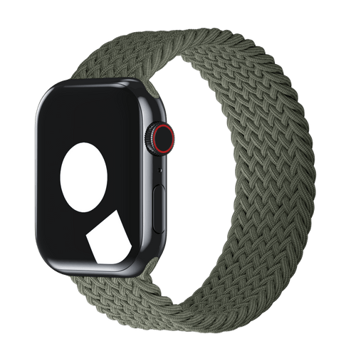 Olive Braided Solo Loop for Apple Watch