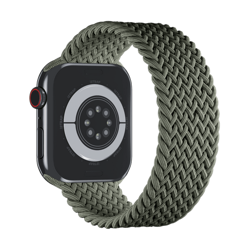 Olive Braided Solo Loop for Apple Watch iSTRAP