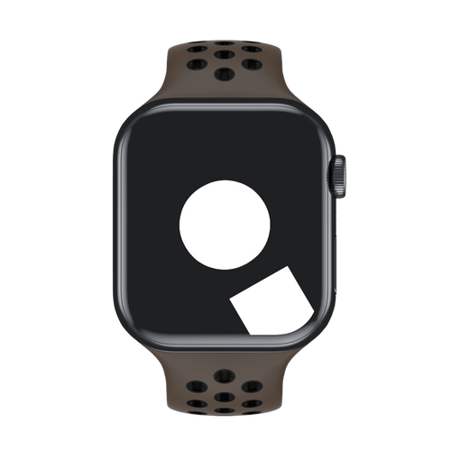 Olive Grey/Black Sport Band Active for Apple Watch