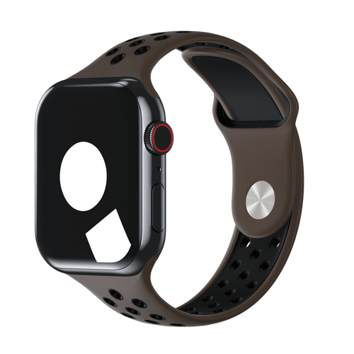 Olive Grey/Black Sport Band Active for Apple Watch