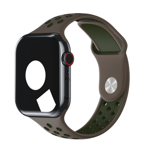 Olive Grey/Cargo Khaki Sport Band Active for Apple Watch