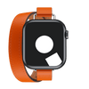 Orange Attelage Double Tour for Apple Watch iSTRAP
