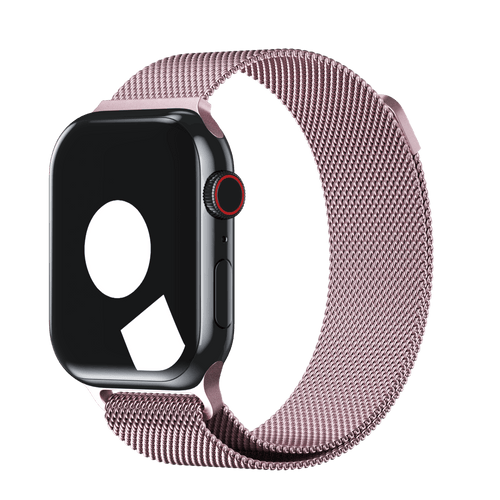 Pink Milanese Loop for Apple Watch