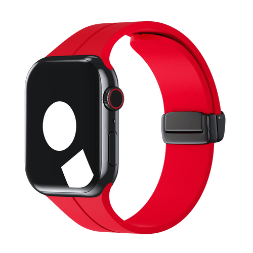 Red D-Buckle Sport Band for Apple Watch