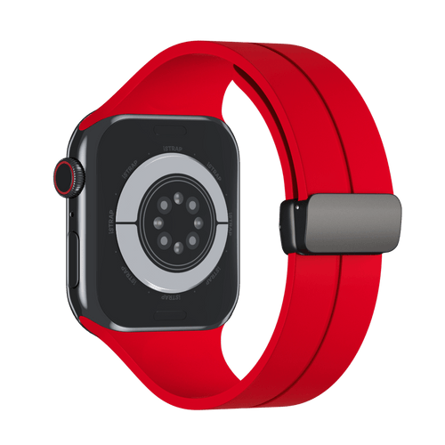 Red D-Buckle Sport Band for Apple Watch