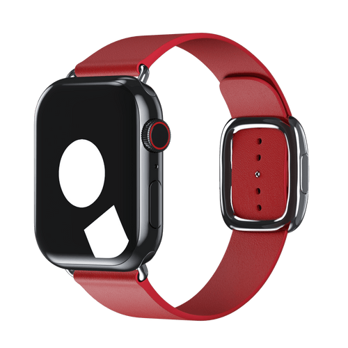 Red Modern Buckle for Apple Watch iSTRAP