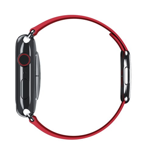 Red Modern Buckle for Apple Watch iSTRAP