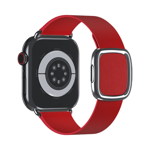 Red Modern Buckle for Apple Watch iSTRAP