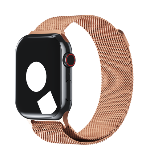 Rose Gold Milanese Loop for Apple Watch