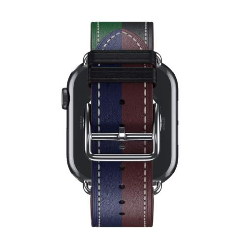 Rouge H/Bleu Saphir Single Tour for Apple Watch iSTRAP