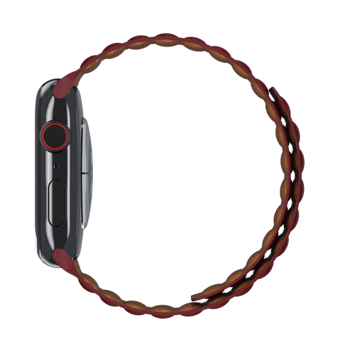 Ruby Leather Link for Apple Watch