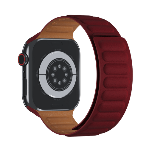 Ruby Leather Link for Apple Watch