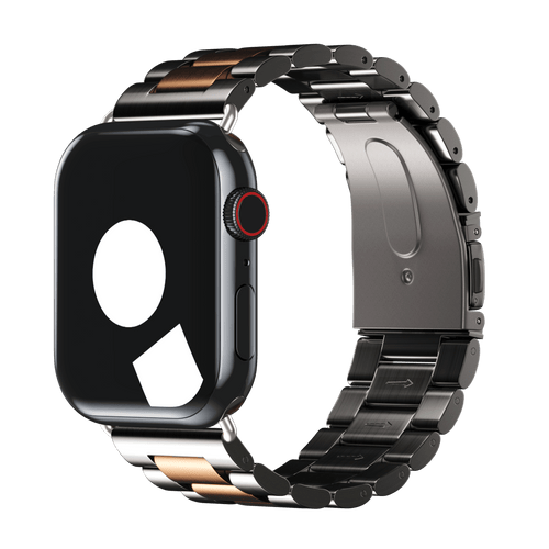 Silver/Rose Gold Tri-Link Bracelet for Apple Watch iSTRAP