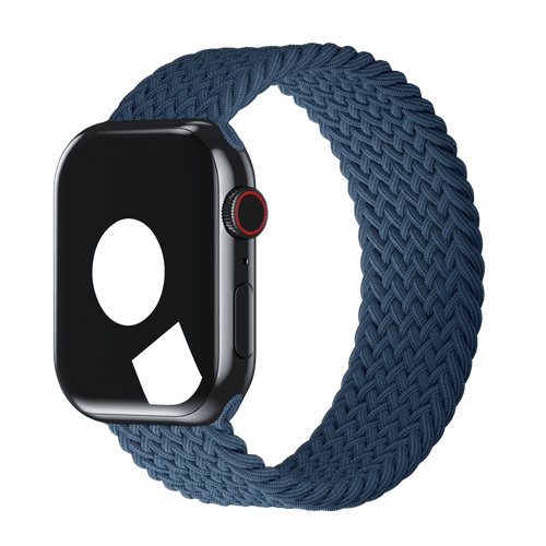 Storm Blue Braided Solo Loop for Apple Watch