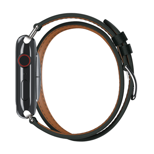 Vert Rousseau Attelage Double Tour for Apple Watch iSTRAP