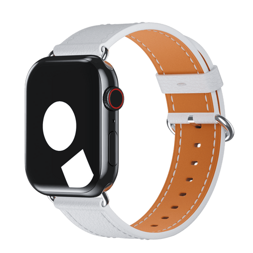 White Classic Buckle for Apple Watch