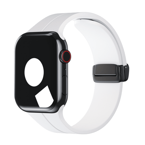 White D-Buckle Sport Band for Apple Watch