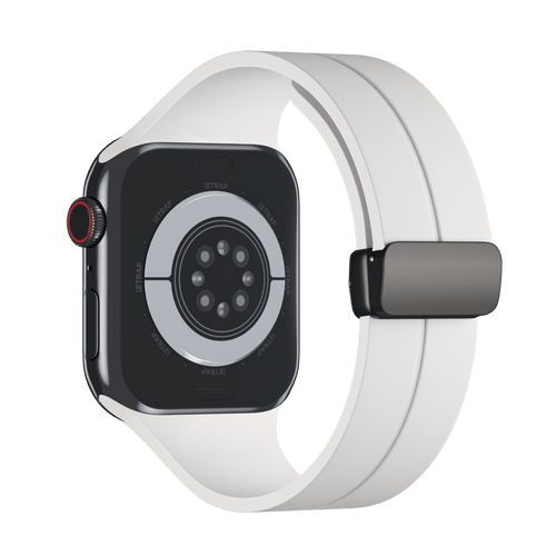 White D-Buckle Sport Band for Apple Watch