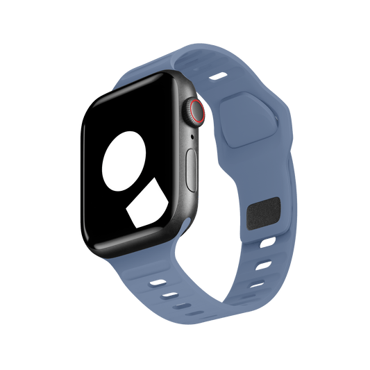 Denim Blue Sport Band Groove for Apple Watch