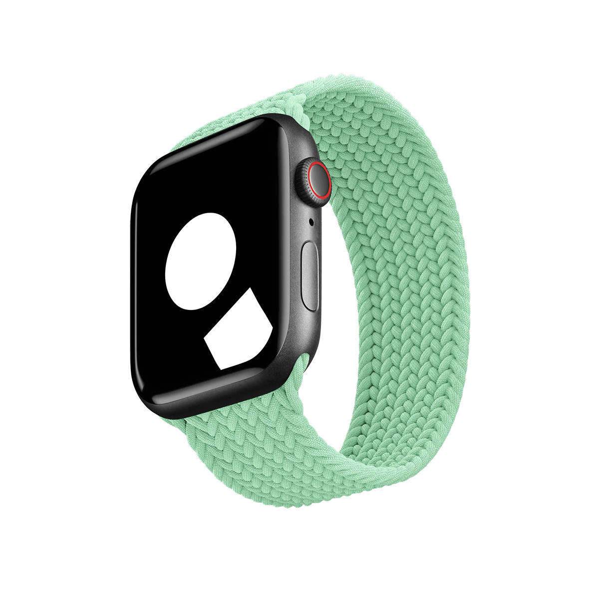 Bright Green Braided Solo Loop for Apple Watch