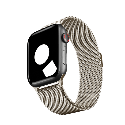 Starlight Milanese Loop for Apple Watch